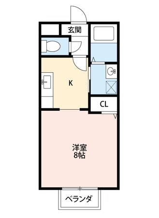 ティーワン半城土の物件間取画像